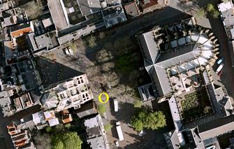 Utrecht, Domplein, aerial photo